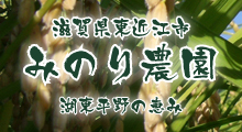 滋賀県東近江市 みのり農園 湖東平野の恵み